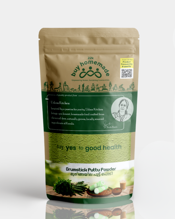 Drumstick Leaf Puttu Powder- Organic & Nutritious - 400 gram
